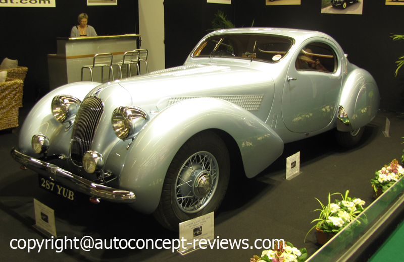 Talbot Lago T23 Jeancart Design Teardrop Coupe Figoni & Falaschi 1938 